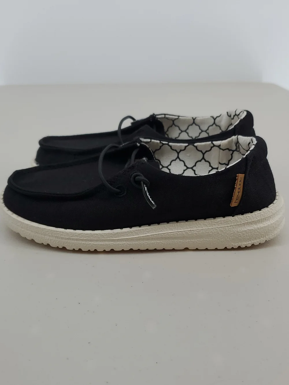 Hey Dude Wendy Youth Slip-On Canvas Shoes - Youth Size 11
